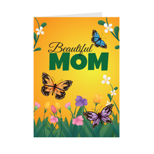 Load image into Gallery viewer, Butterfly Mother&#39;s Day Glow - Beautiful Mom - Uplifting Greeting Cards