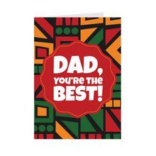 Load image into Gallery viewer, Dad You&#39;re The Best Award - Father&#39;s Day Greeting Cards Front