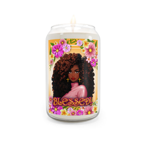 Blessed - African American Woman Scented Candle, 13.75oz (1)