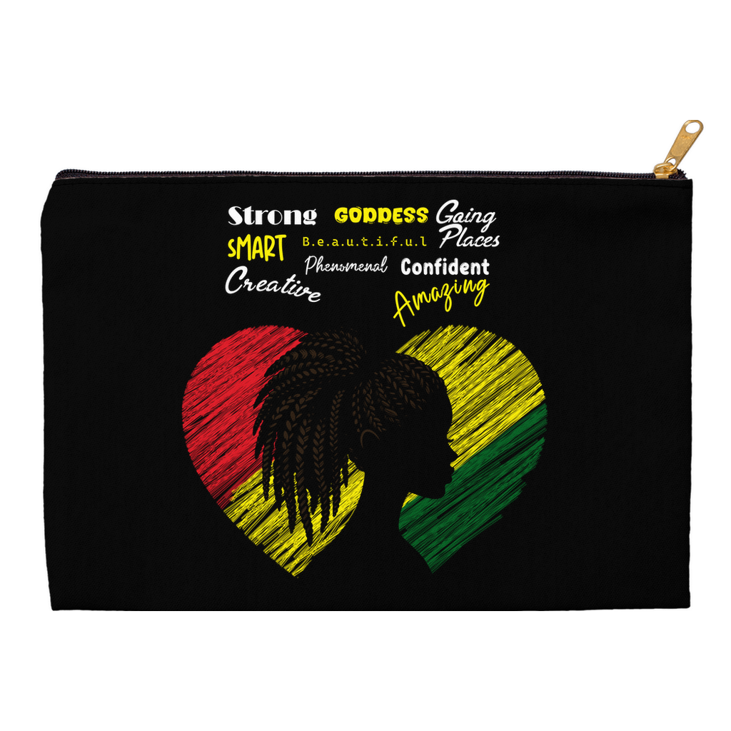 Africa Smart Confident Blessed - Black Woman - Accessories Bag (2)