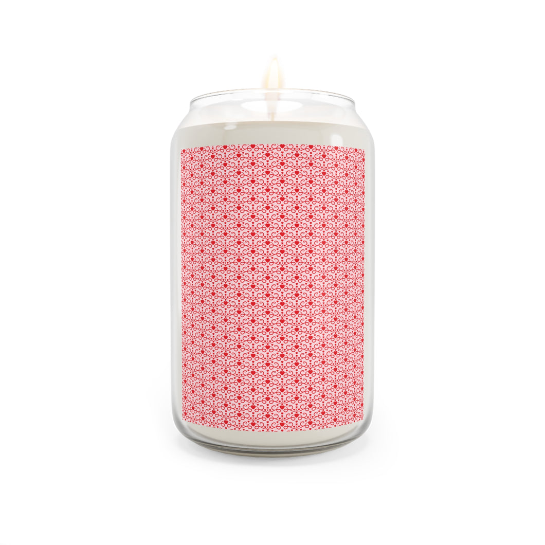 Red Hearts Swirl - Heart Your Own ideas - Scented Candle, 13.75oz