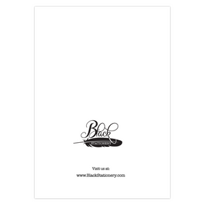 Africa Smart Confident Blessed - Black Woman - African American Greeting Cards Back