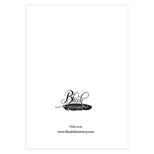 Load image into Gallery viewer, Colors of Africa Butterfly - Black Stationery Card Shop Back