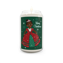 Load image into Gallery viewer, African American Princess - Christmas Scented Soy Candle - Merry Christmas Design