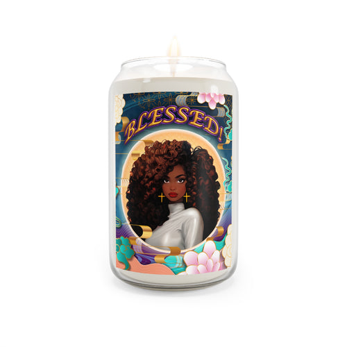 She's Blessed - African American Woman Scented Candle, 13.75oz