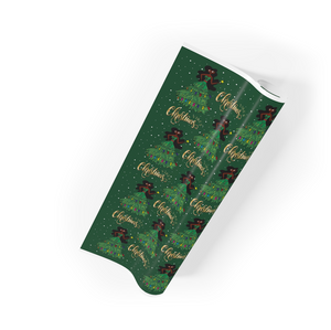 Fashionista Holiday - African American Woman - Christmas Gift Wrapping Paper Roll
