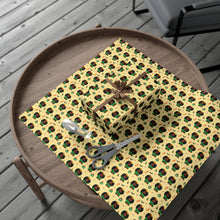 Load image into Gallery viewer, African American Fashionista - Sending Love for the Holidays - Yellow Christmas Gift Wrap Paper - Paper + Wrapped Gift