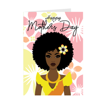Load image into Gallery viewer, Admired &amp; Loved - African American Woman - Mother&#39;s Day Cards  Front