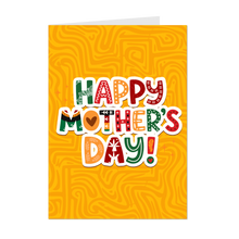 Load image into Gallery viewer, Afrocentric  - Colors of Africa - Happy Mother's Day - Black Card Shop - African American Greeting Card Shop - Colorful Mother's Day Cards