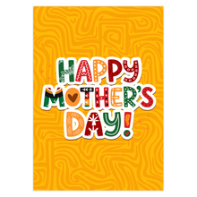 Load image into Gallery viewer, Afrocentric  - Colors of Africa - Happy Mother's Day - Black Card Shop - African American Greeting Card Shop - Colorful Mother's Day Cards