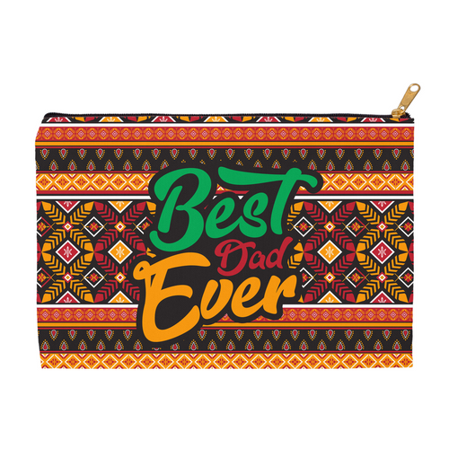Afrocentric Best Dad Ever Accessory Bag 