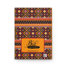 Load image into Gallery viewer, Afrocentric Best Dad Ever Hardcover Journal - Vibrant Tribal Design, Ideal for Father&#39;s Day &amp; Gifts Back