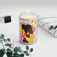 Load image into Gallery viewer, Aromatic Candle with Elegant Woman Design - 13.75oz with Sample Background