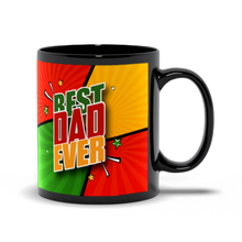 Load image into Gallery viewer, Best Dad Ever - Colors of Africa Pop Art Coffee Mug - Father's Day Gift