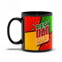 Load image into Gallery viewer, Best Dad Ever - Colors of Africa Pop Art Coffee Mug - Father's Day Gift