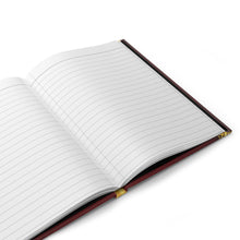 Load image into Gallery viewer, Best Dad Ever Hardcover Journal — Elegant Red &amp; Gold Father's Day Notebook
