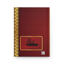Load image into Gallery viewer, Best Dad Ever Hardcover Journal — Elegant Red &amp; Gold Father's Day Notebook
