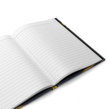 Load image into Gallery viewer, Best Dad in the World Hardcover Journal — Father’s Day Gift Notebook - Gold &amp; Blue