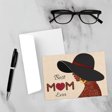 Load image into Gallery viewer, Big Smile - Heart Red Rose - Best Mom Ever - African American Greeting Card Shop - Happy Mother - Holiday Cards