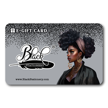 Load image into Gallery viewer, Black Stationery E-Gift Card 02