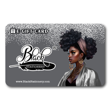 Load image into Gallery viewer, Black Stationery E-Gift Card 03