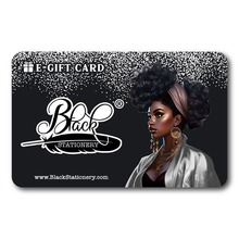 Load image into Gallery viewer, Black Stationery E-Gift Card 04