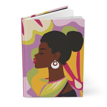 Load image into Gallery viewer, Bright Energy - African American Woman - Artistic Hardcover Journal Front 2