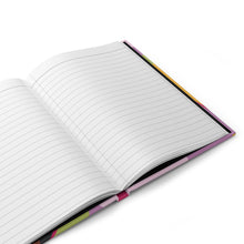 Load image into Gallery viewer, Bright Energy - African American Woman - Artistic Hardcover Journal Inside with Lines