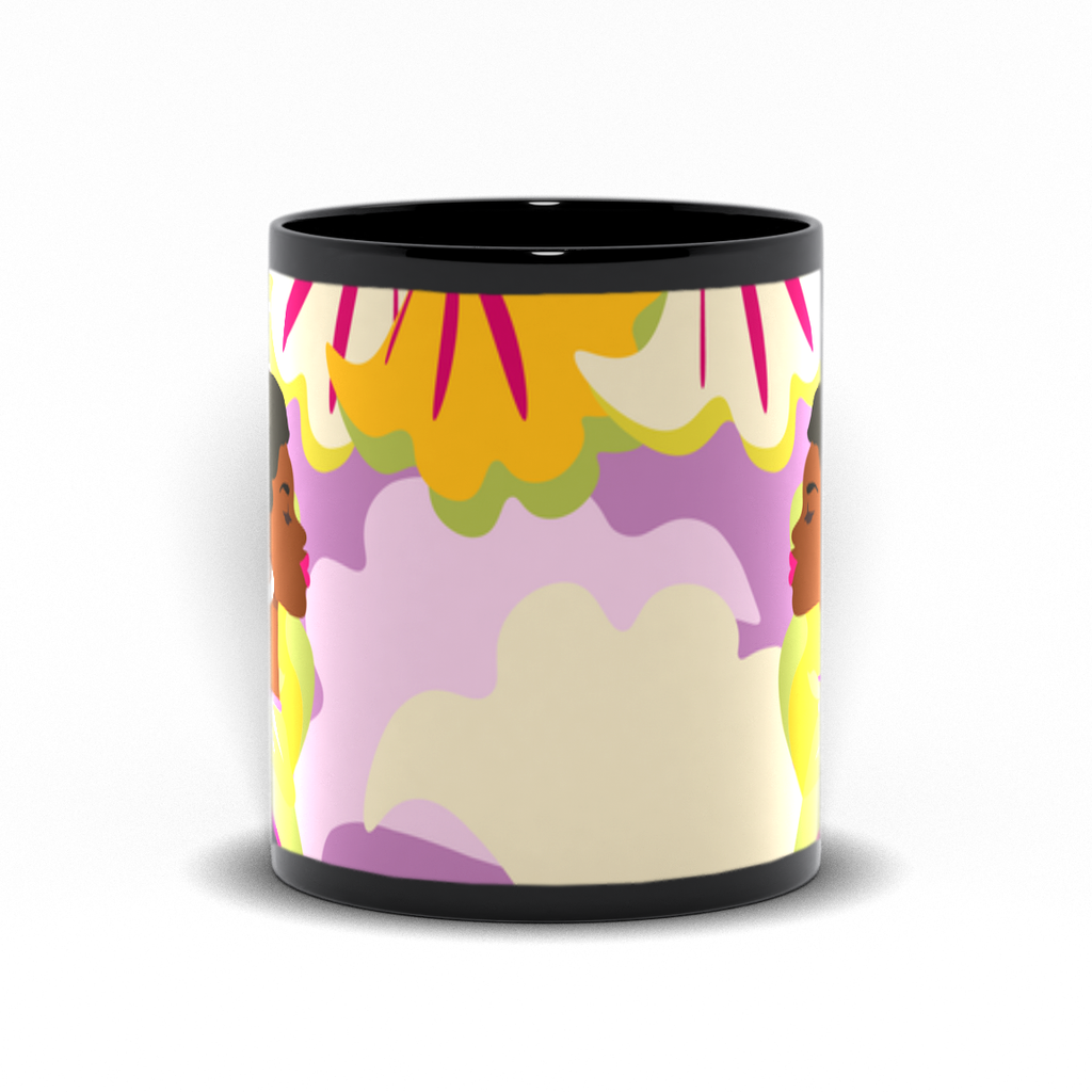 Bright Energy - African American Woman - Mother's Day Coffee Mugs