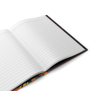 Celebrate Freedom Hardcover Journal - Elegant Black Stationery for Inspirational Writing Inside