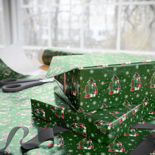 Load image into Gallery viewer, Giving from the Heart - African American Woman Gifts - Christmas Gift Wrap Paper