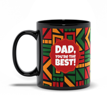 Load image into Gallery viewer, Colors of Africa - Best Dad - Coffee Mugs Handle on the Left