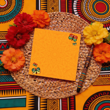 Load image into Gallery viewer, Colors of Africa Butterfly Photo Notepad - Colorful Paper Design - Note Taking - Stationery