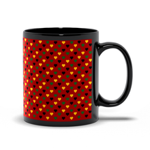 Load image into Gallery viewer, Colors of Africa Hearts Coffee Mug (Main Color Red) right
