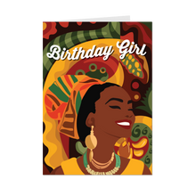 Load image into Gallery viewer, Colors of Africa Pure Joy Smiling - African American Woman - Birthday Card Shop