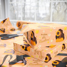 Load image into Gallery viewer, Sending You Pure Sunshine - African American Woman - Yellow Gift Wrapping Paper (LH)