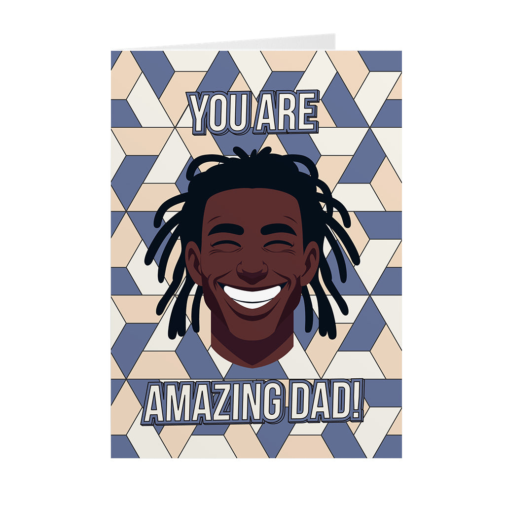 Amazing Dad - African American Dad - Father's Day Card (multi)