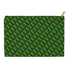 Load image into Gallery viewer, Elevated Colors of Africa Heart Accessory Bag (Green)