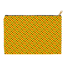 Load image into Gallery viewer, Elevated Colors of Africa Heart Accessory Bag (Yellow)