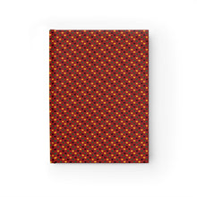 Load image into Gallery viewer, Elevated Colors of Africa Heart Ruled Hardcover Journal – Red