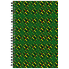 Load image into Gallery viewer, Elevated Colors of Africa Heart Spiral Notebook (Green)