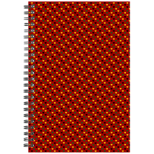 Load image into Gallery viewer, Elevated Colors of Africa Heart Spiral Notebook (Red)