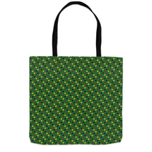 Load image into Gallery viewer, Elevated Colors of Africa Heart Tote Bags (Green)
