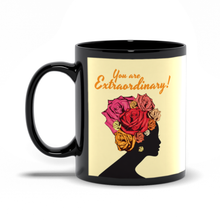 Load image into Gallery viewer, Extraordinary - African American Woman - Coffee Mugs Handle on the Left
