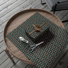 Load image into Gallery viewer, Fancy Gown &amp; Turban - African American Woman - Green Gift Wrapping Paper Roll - Paper + Wrapped Gift