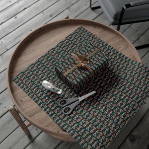 Fancy Gown & Turban - African American Woman - Green Gift Wrapping Paper Roll - Paper + Wrapped Gift