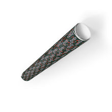 Load image into Gallery viewer, Fancy Gown &amp; Turban - African American Woman - Green Gift Wrapping Paper Roll - Rolled View