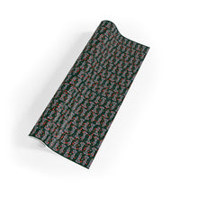 Load image into Gallery viewer, Fancy Gown &amp; Turban - African American Woman - Green Gift Wrapping Paper Roll - Rolled View 2