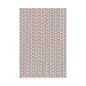 Fancy Gown & Turban - African American Woman - Special Occasion Gift Wrapping Paper Roll - Front View