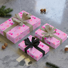 Load image into Gallery viewer, Fashionista Pink Gift Wrapping Paper Roll - Gift Samples 2